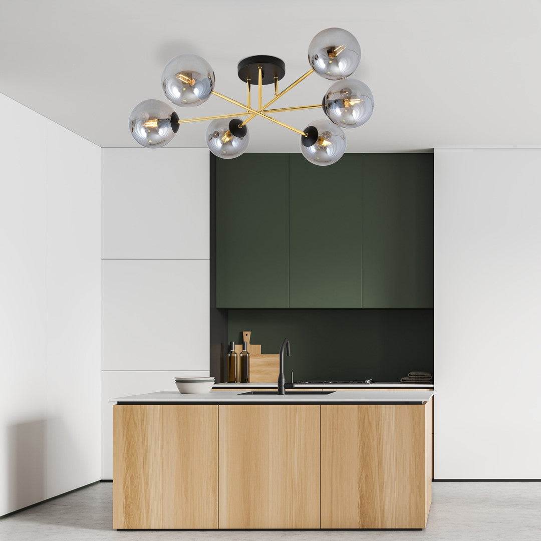 MAGNUM Lubinis šviestuvas Black, gold 2 - montavimo detalės