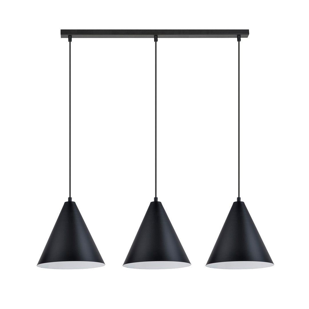 REBEL Pakabinamas šviestuvas Black, white 3 - bendras vaizdas