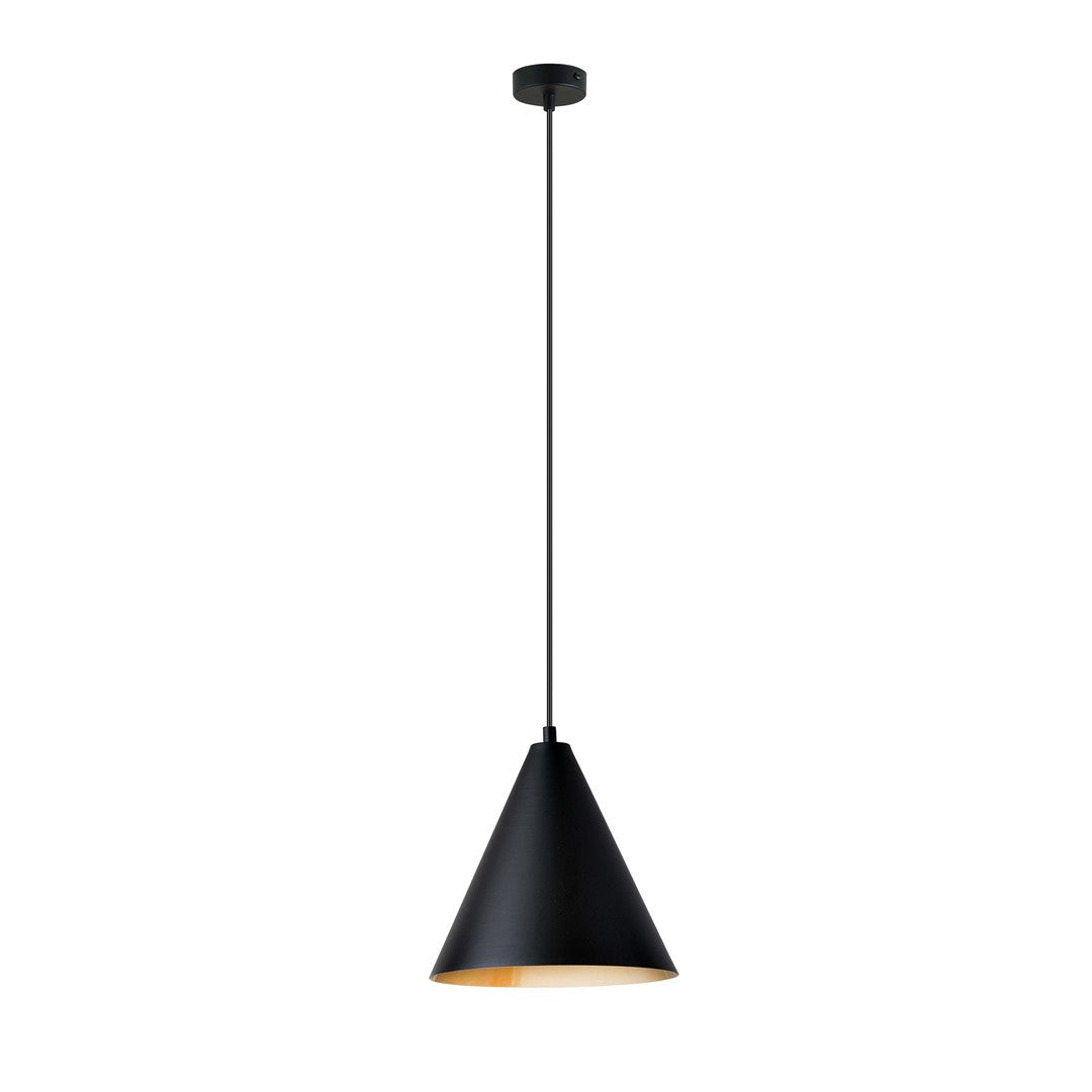 REBEL Pakabinamas šviestuvas Black, gold 1 - bendras vaizdas