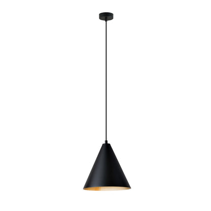 REBEL Pakabinamas šviestuvas Black, gold 1 - bendras vaizdas