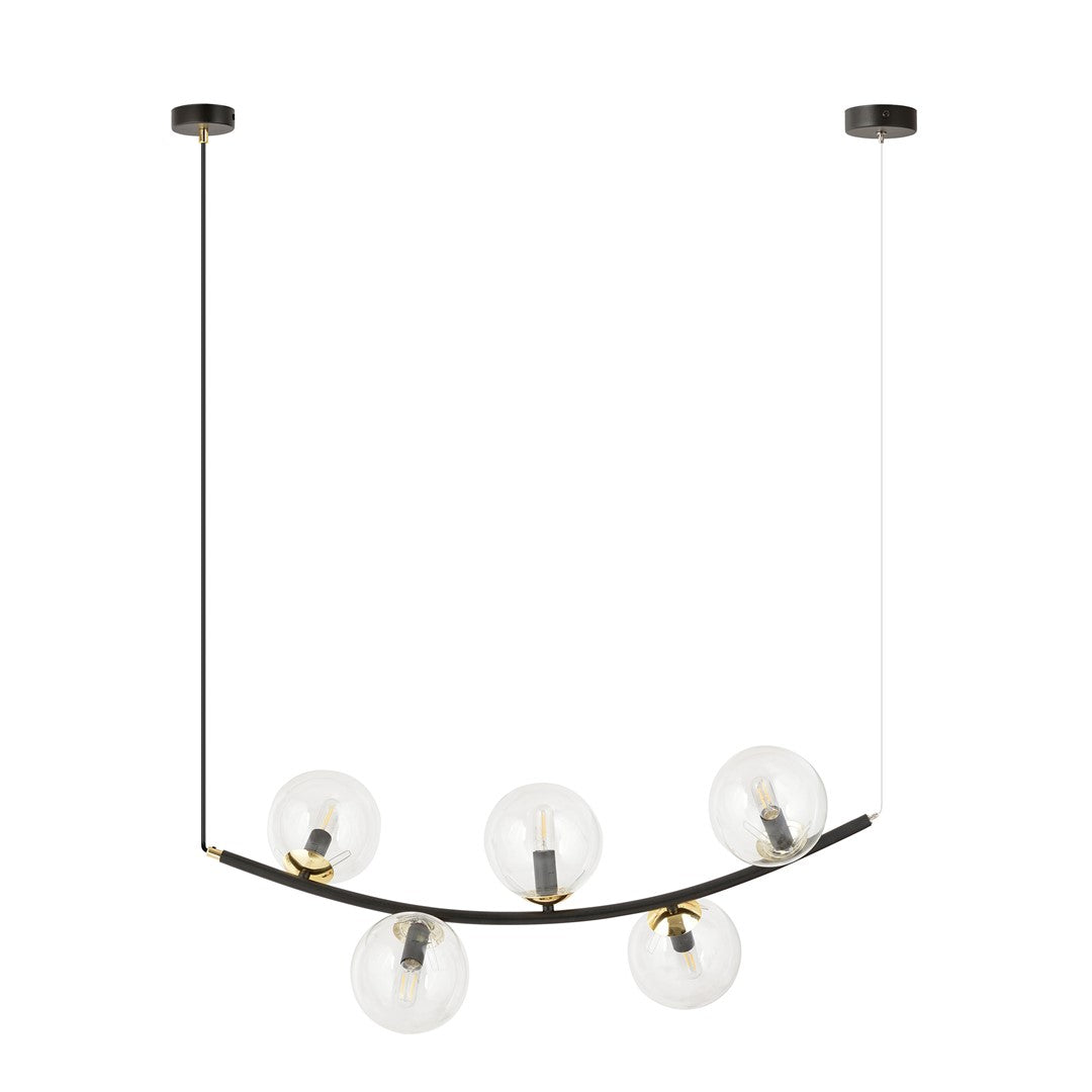 RITZ Pakabinamas šviestuvas Black, gold 5 - detalus vaizdas