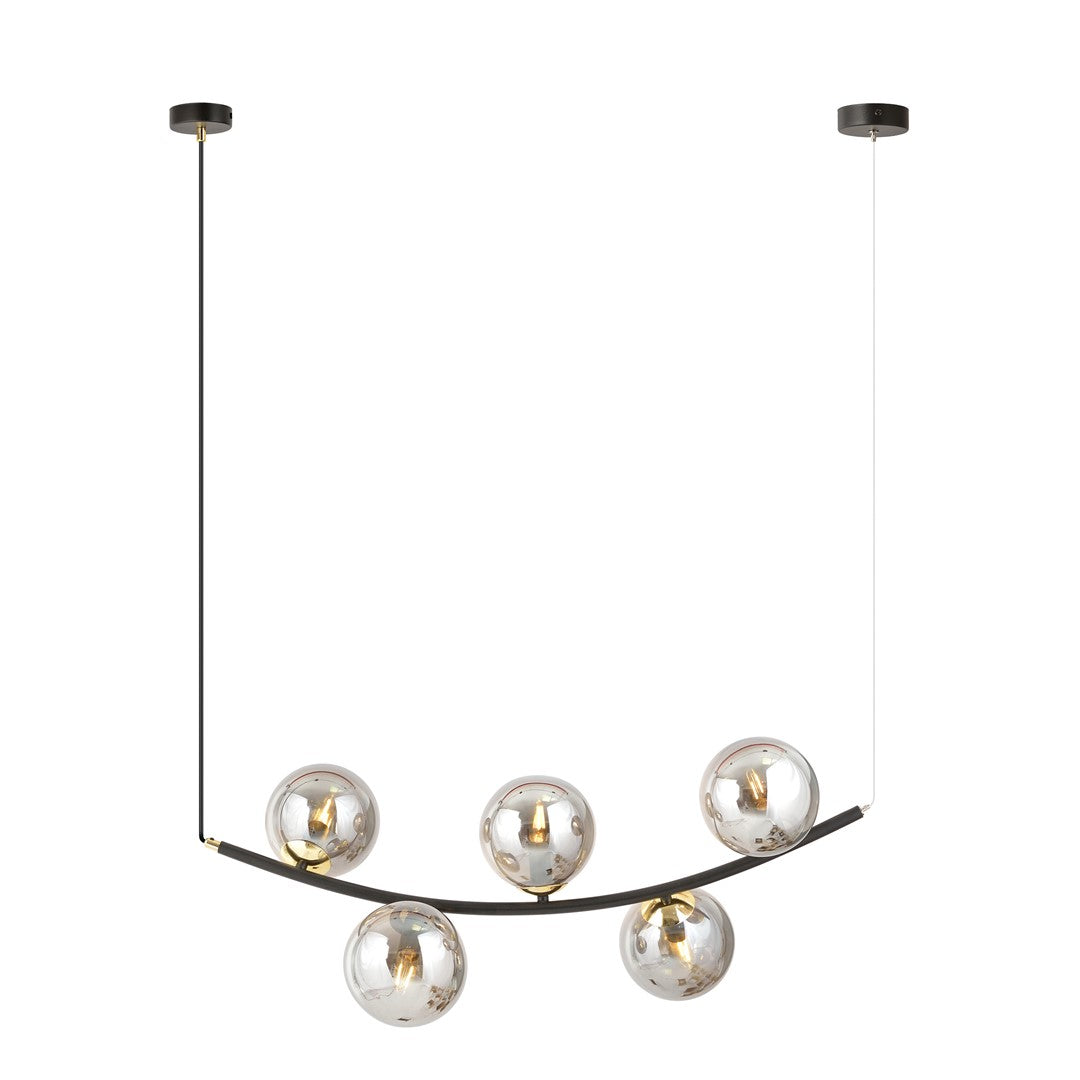 RITZ Pakabinamas šviestuvas Black, gold 5 - bendras vaizdas