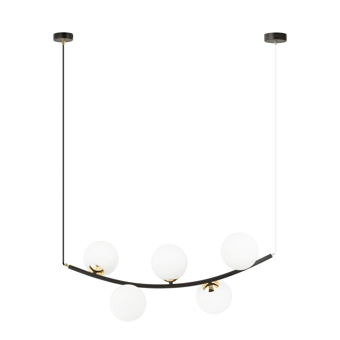 RITZ Pakabinamas šviestuvas Black, gold 5 - bendras vaizdas