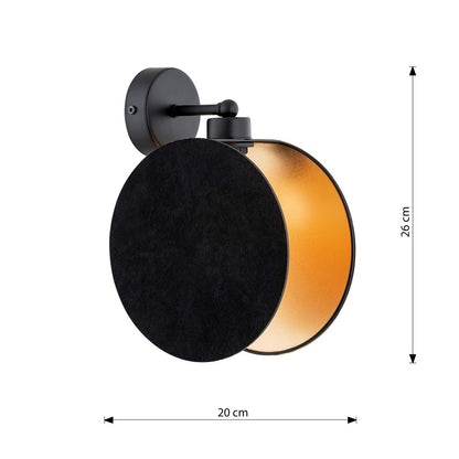 MOTIF Pakabinamas šviestuvas Juoda 1 - medžiagų tekstūra