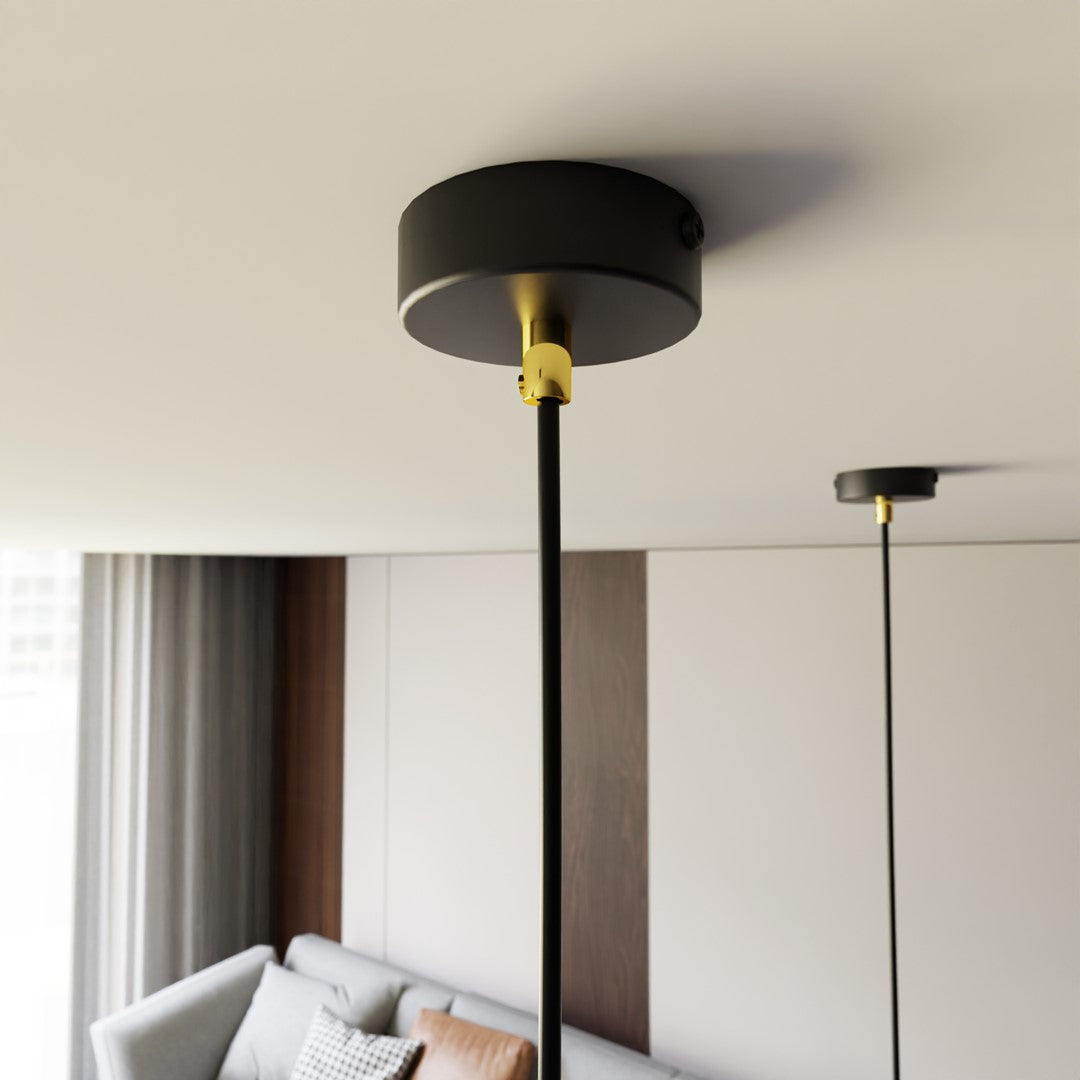 ELIT Pakabinamas šviestuvas Black, gold 1 - šoninis vaizdas