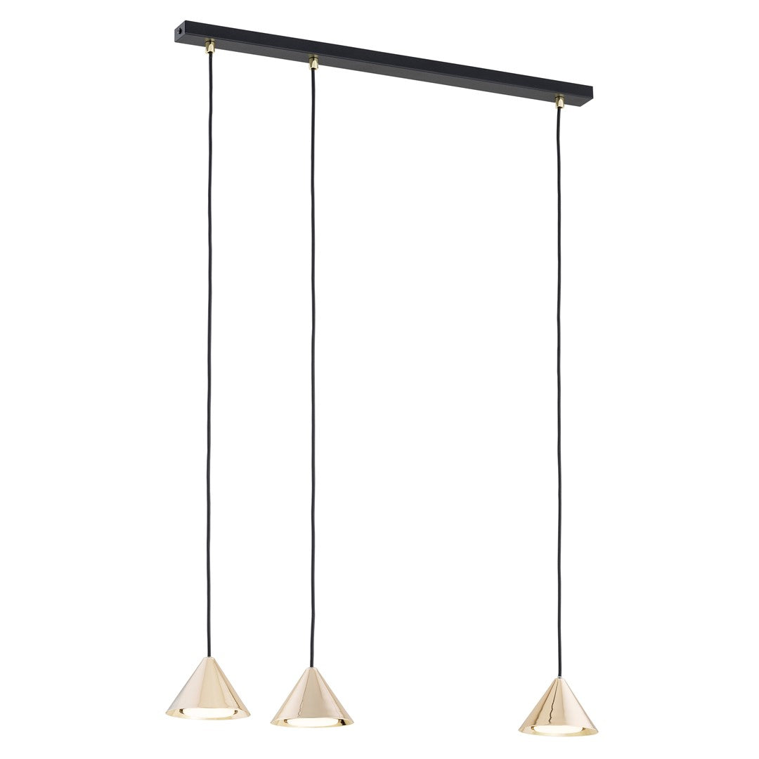 ELIT Pakabinamas šviestuvas Black, gold 3 - bendras vaizdas