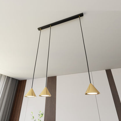 ELIT Pakabinamas šviestuvas Black, gold 3 - šoninis vaizdas