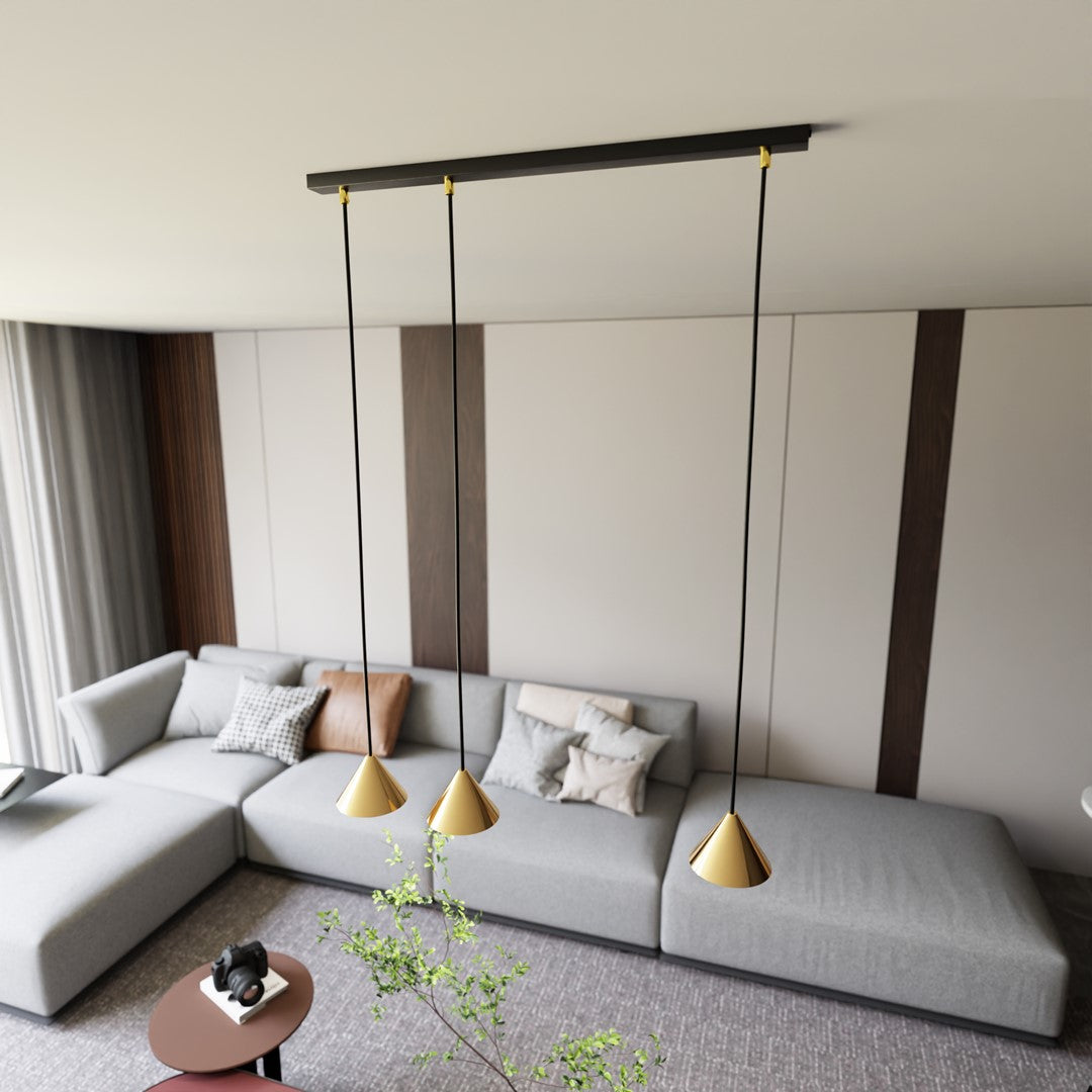 ELIT Pakabinamas šviestuvas Black, gold 3 - apšvietimas