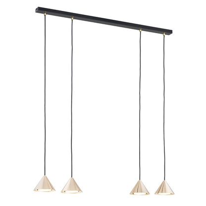 ELIT Pakabinamas šviestuvas Black, gold 4 - bendras vaizdas