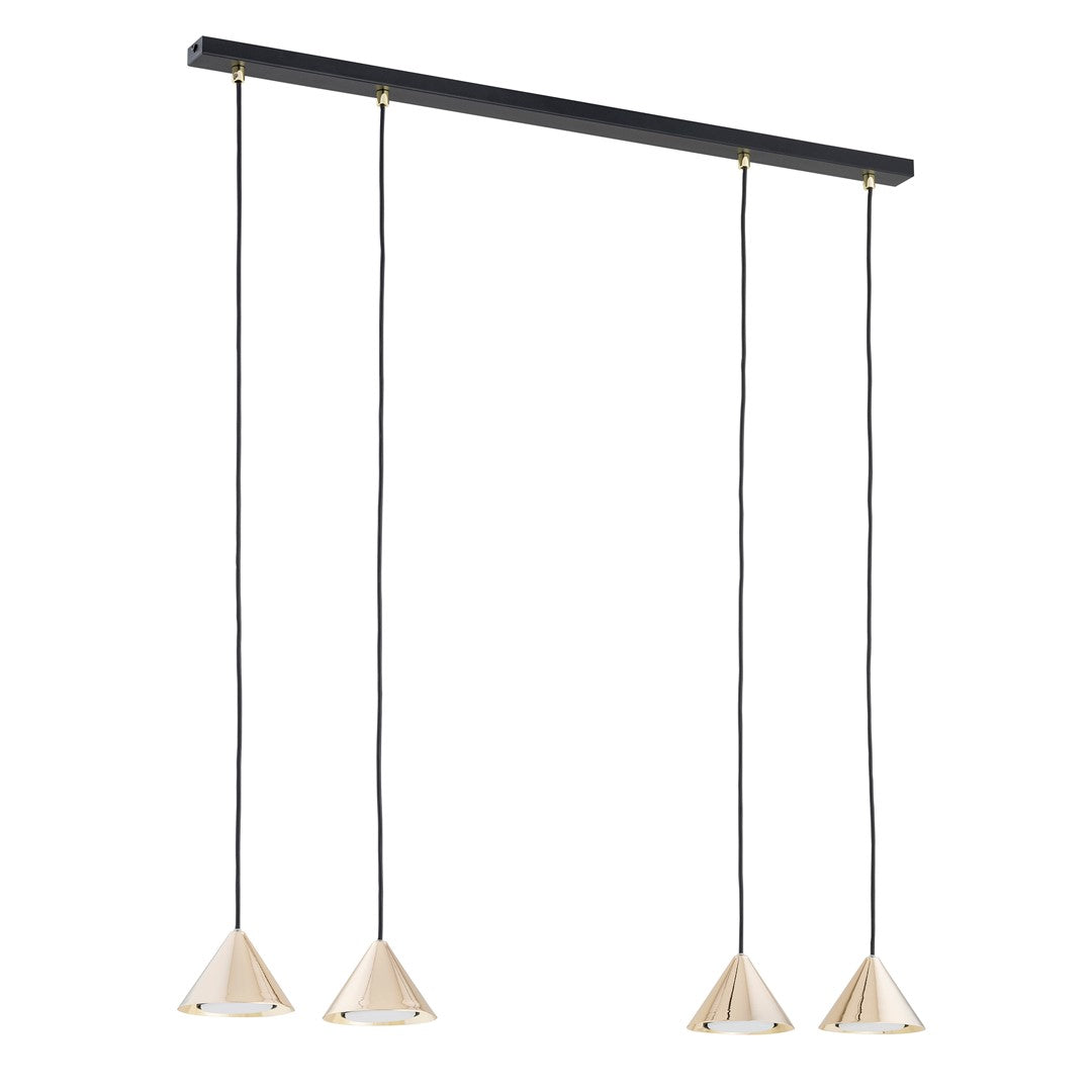 ELIT Pakabinamas šviestuvas Black, gold 4 - detalus vaizdas