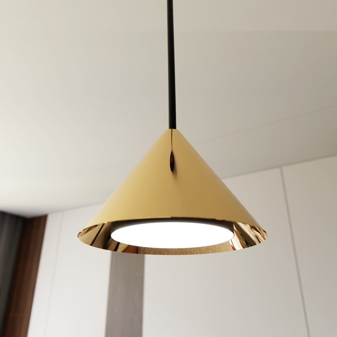 ELIT Pakabinamas šviestuvas Black, gold 6 - viršus/apačia