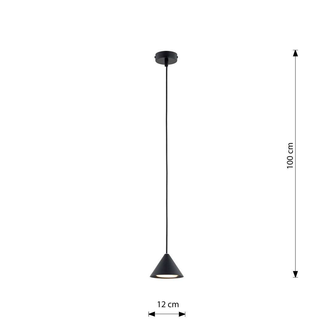ELIT Pakabinamas šviestuvas Black, gold 1 - kambaryje