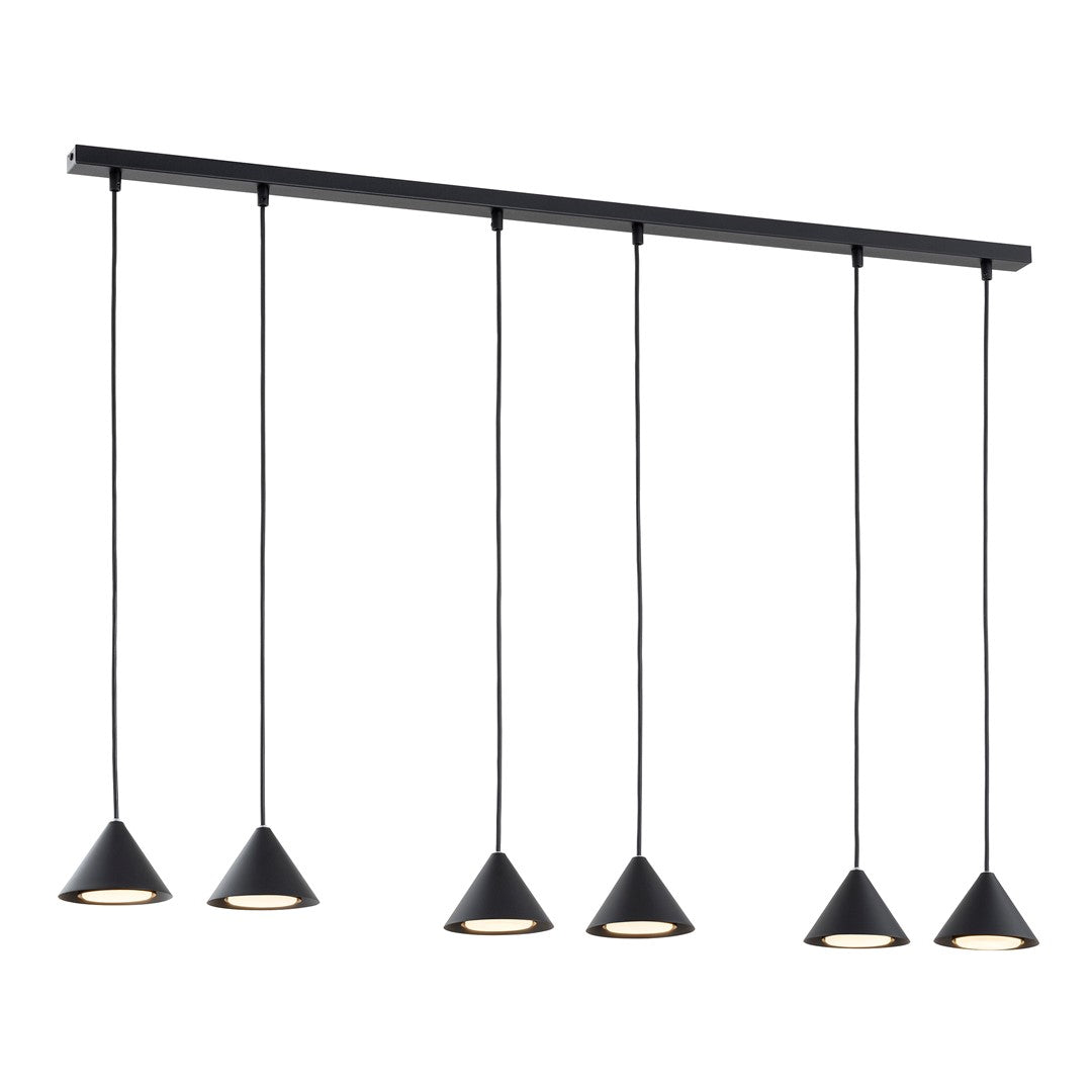 ELIT Pakabinamas šviestuvas Black, gold 6 - bendras vaizdas
