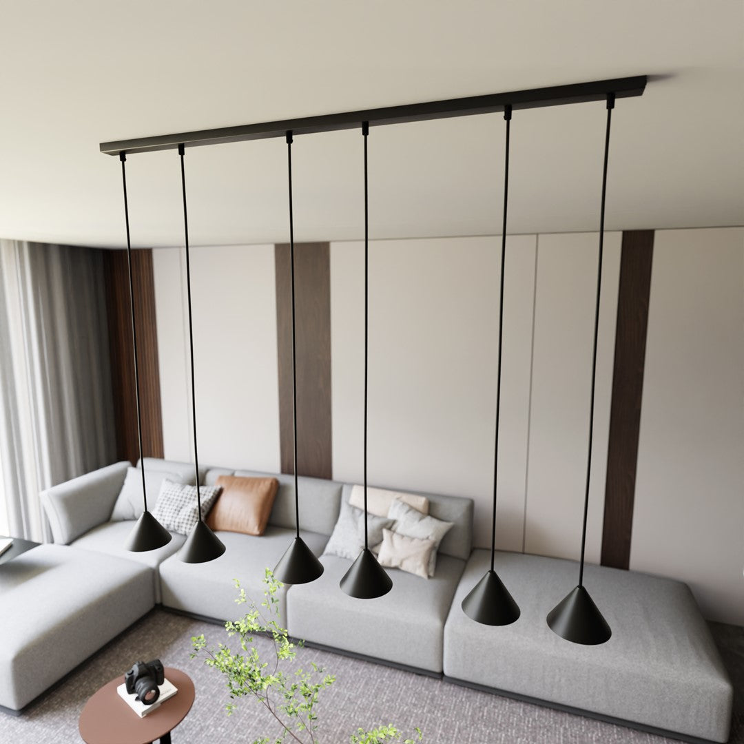 ELIT Pakabinamas šviestuvas Black, gold 6 - konstrukcijos detalės
