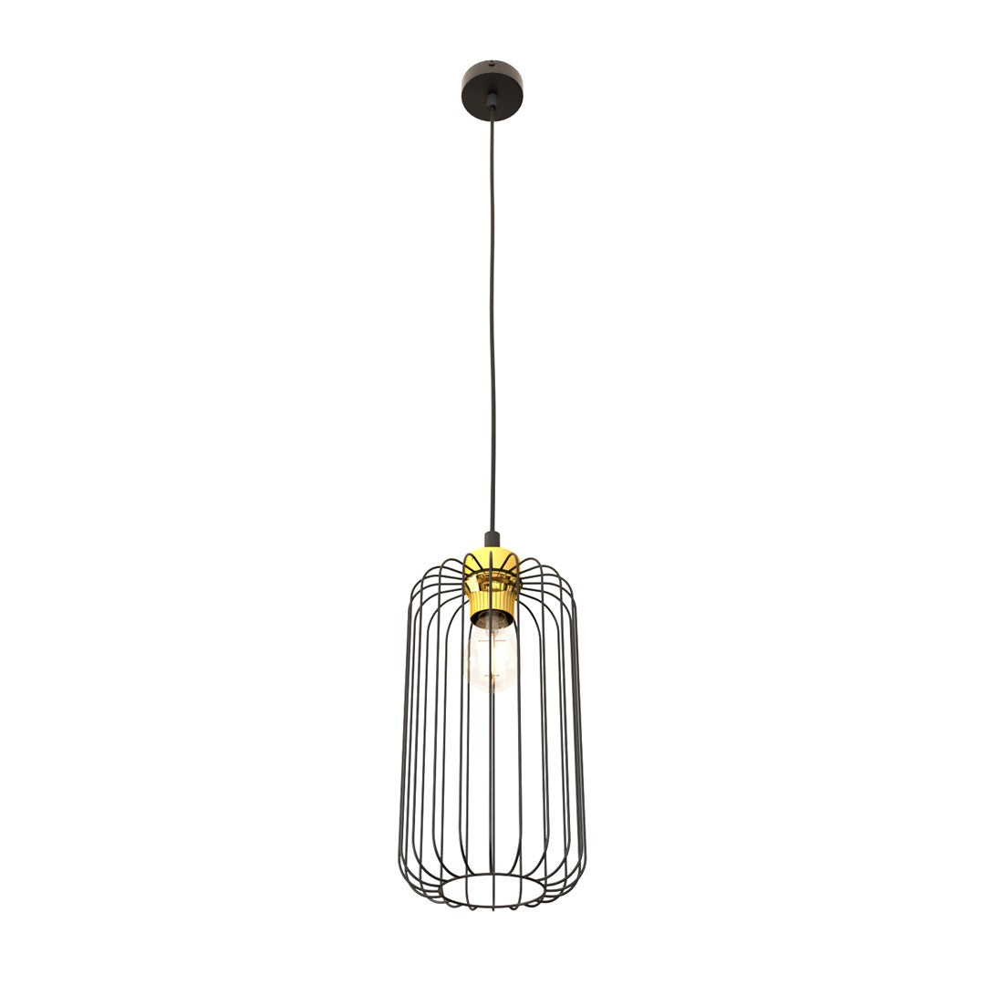VANDER Pakabinamas šviestuvas Black, gold 1 - bendras vaizdas