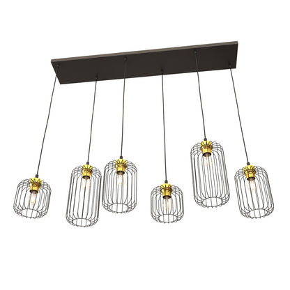 VANDER Pakabinamas šviestuvas Black, gold 6 - detalus vaizdas