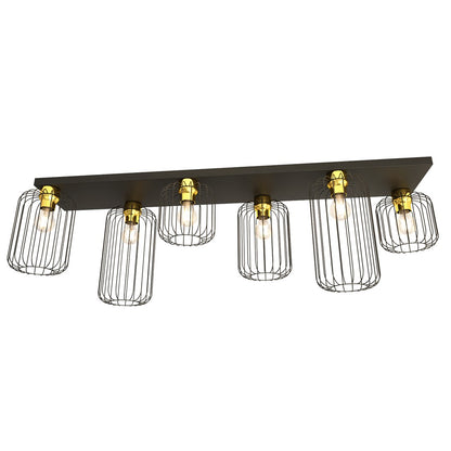 BARN Lubinis šviestuvas Black, gold 6 - detalus vaizdas