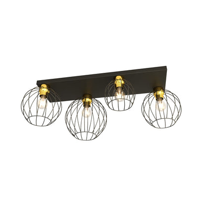 NEST Lubinis šviestuvas Black, gold 4 - bendras vaizdas