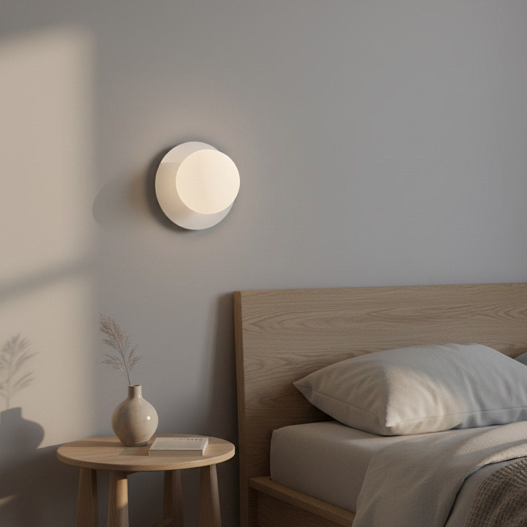 AMERICANA Sieninis šviestuvas Balta 1 - šoninis vaizdas