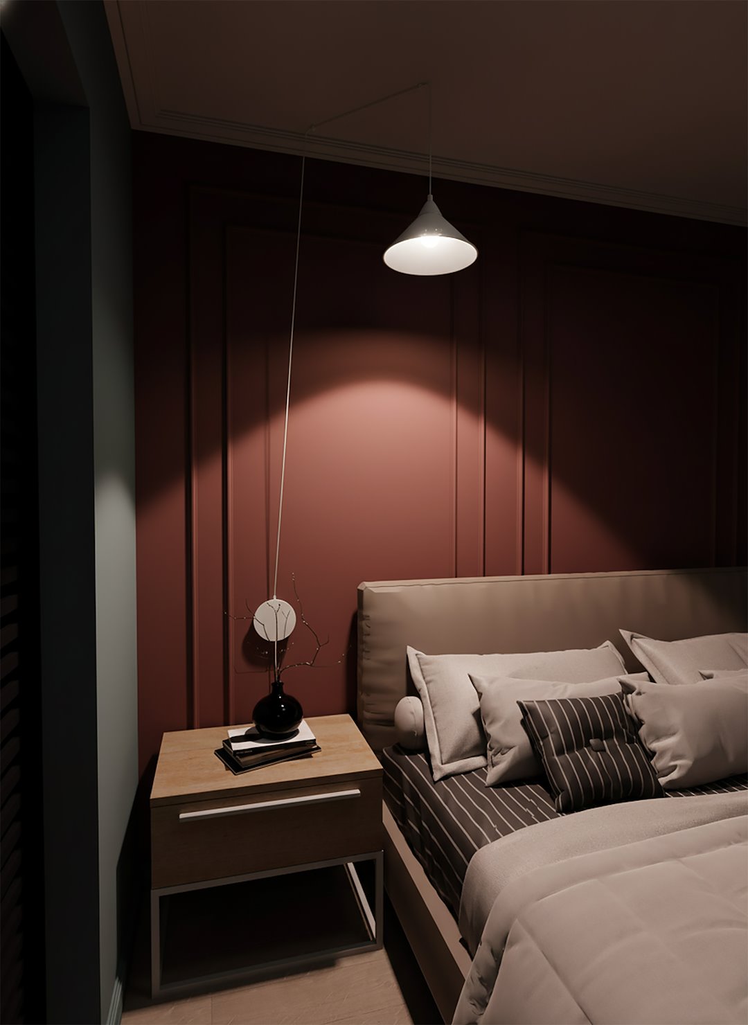 ABRAMO Pakabinamas šviestuvas Balta 1 - konstrukcijos detalės