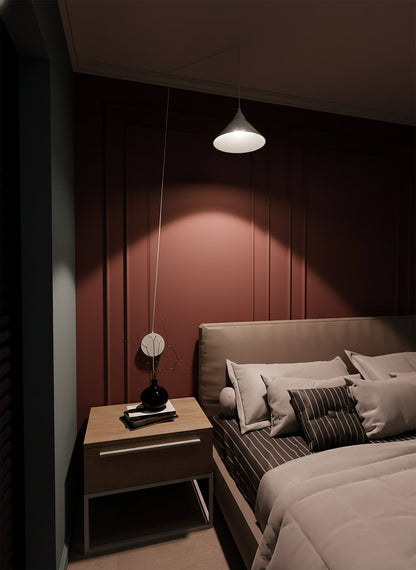 ABRAMO Pakabinamas šviestuvas Balta 1 - konstrukcijos detalės