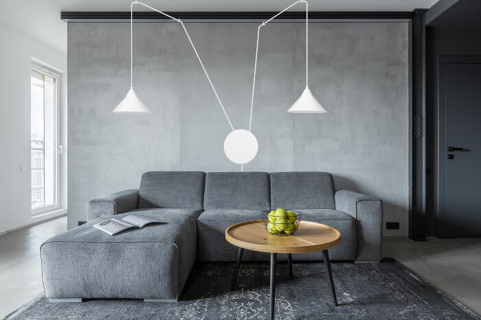 ABRAMO Pakabinamas šviestuvas Balta 2 - apšvietimas