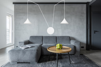 ABRAMO Pakabinamas šviestuvas Balta 2 - apšvietimas