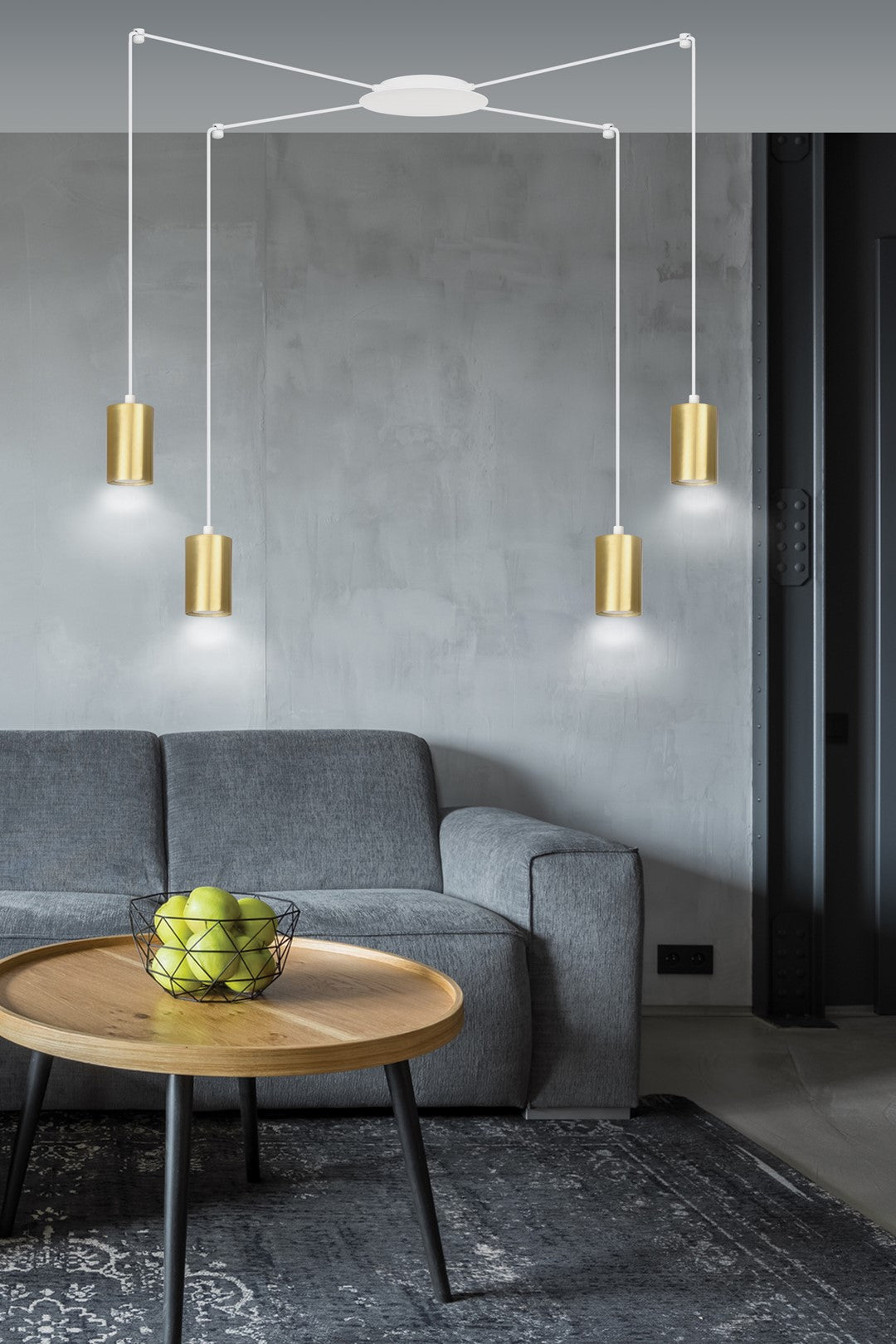 TRAKER Pakabinamas šviestuvas White, Gold 4 - apšvietimas