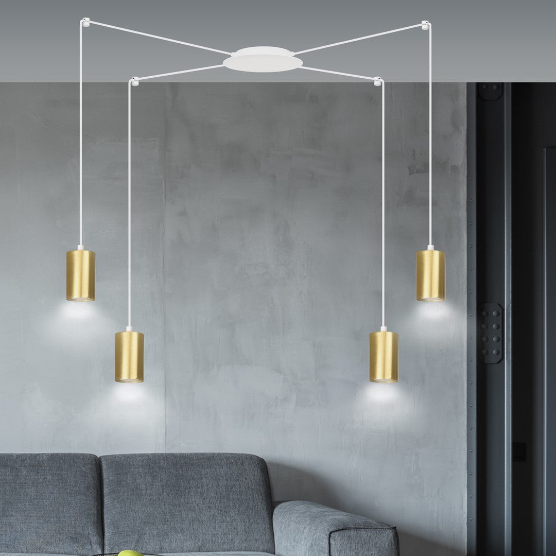 TRAKER Pakabinamas šviestuvas White, Gold 4 - konstrukcijos detalės