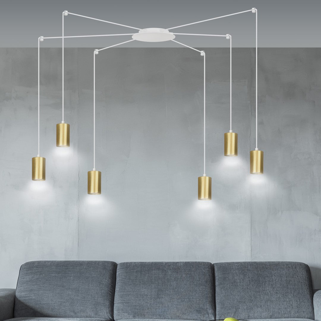 TRAKER Pakabinamas šviestuvas White, Gold 6 - konstrukcijos detalės