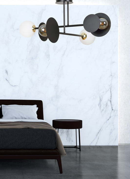 Lubinis šviestuvas Juoda 2 - detalus vaizdas