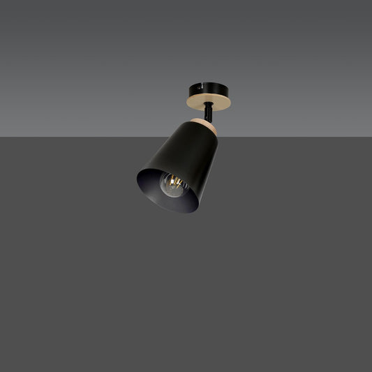 ATLAS Lubinis šviestuvas Juoda 1 - detalus vaizdas