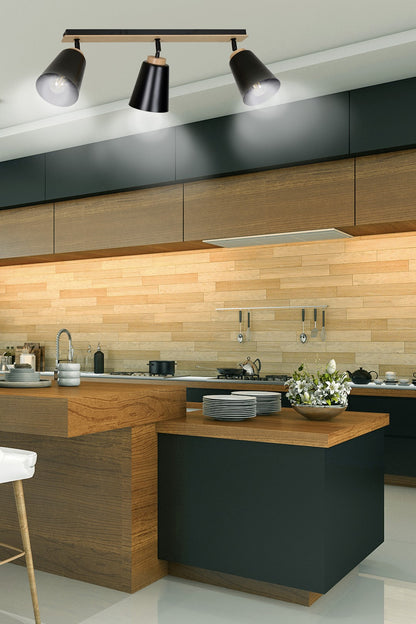 ATLAS Lubinis šviestuvas Juoda 3 - montavimo detalės