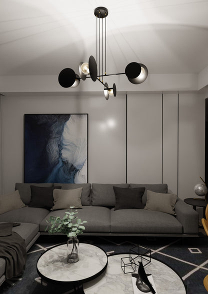 IDEA Pakabinamas šviestuvas Juoda 4 - dizaino detalės