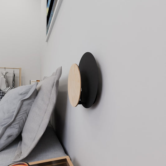 CIRCLE Sieninis šviestuvas Juoda 1 - detalus vaizdas